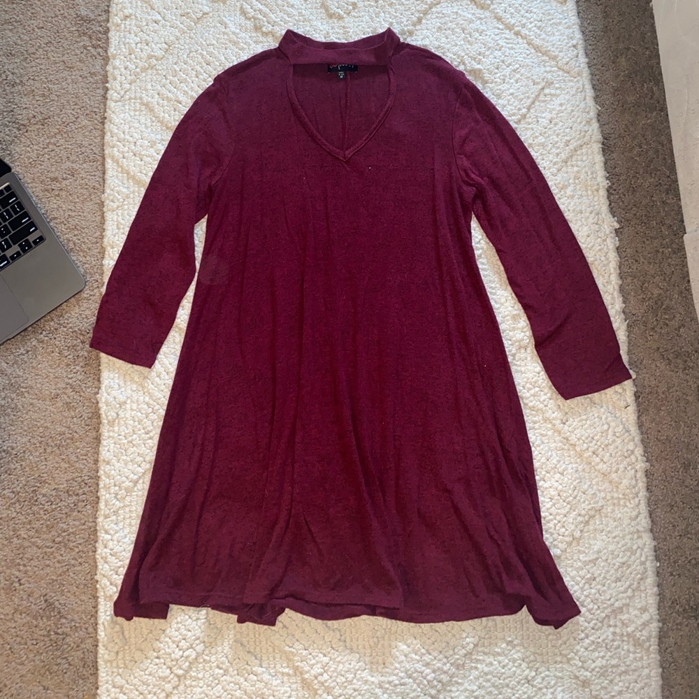 Maroon dress❤️‍🔥2/18$❤️‍🔥